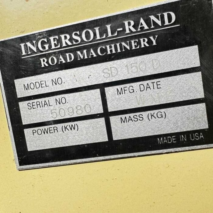 Vibrocompactador Ingersoll Rand SD-150D 2019 - Image 10
